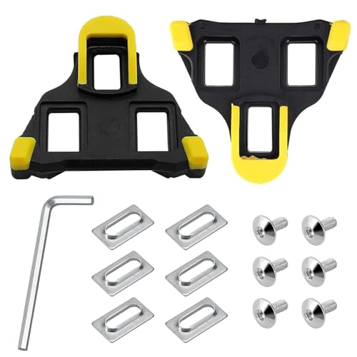 SPD Cleats,2 PCS Hochwertige SPD Cleats SPD Pedale für Fahrradschuhe Kompatibel mit SPD SL Cleats Langlebig und rutschfest Ideal für Rennräder und Indoor-Bikes Gelb SPD Cleats,2 PCS Hochwertige SPD Cleats SPD Pedale für Fahrradschuhe Kompatibel mit SPD SL Cleats Langlebig und rutschfest Ideal für Rennräder und Indoor-Bikes Gelb von Funngy
