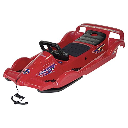 Doublerace Rot Lenkrodel für 2 Schlitten Bob Double Race Zweisitzer Rodel Doublerace Rot Lenkrodel für 2 Schlitten Bob Double Race Zweisitzer Rodel von Funwave