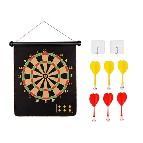 Furforstk dartscheibe Kinder mit 6 Pfeilen und Zwei Haken dartscheibe Outdoor Doppelseitige Kinder dartscheibe, dartscheibe winmau, Klassische dartboards für Kinder und Erwachsene - Geschenk Furforstk dartscheibe Kinder mit 6 Pfeilen und Zwei Haken dartscheibe Outdoor Doppelseitige Kinder dartscheibe, dartscheibe winmau, Klassische dartboards für Kinder und Erwachsene - Geschenk von Furforstk