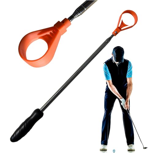 Furtryvl Golfball-Picker, Golfball-Sammler,Teleskopischer Golfballfänger - Golf-Putter-Halter, Golfball-Zubehör, Golf-Retriever-Werkzeug für Wasser und Büsche von Furtryvl