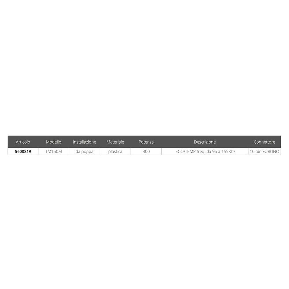Furuno Tm150m Transducer Silber Furuno Tm150m Transducer Silber von Furuno