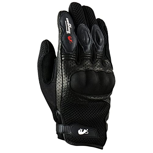 Furygan TD12 Herren Motorradhandschuhe - Handfläche 100% Ziegenleder - Sommerhandschuhe - Gute Belüftung - Mittelhandschutz D3O - Verschiedene Größen, Schwarz Furygan TD12 Herren Motorradhandschuhe - Handfläche 100% Ziegenleder - Sommerhandschuhe - Gute Belüftung - Mittelhandschutz D3O - Verschiedene Größen, Schwarz von Furygan