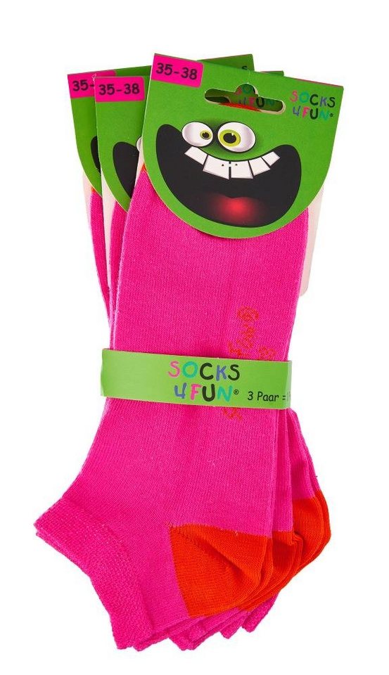 FussFreunde Sneakersocken 6 Paar Kinder Sneaker Socken, GUTE LAUNE FARBEN für Mädchen & Jungen FussFreunde Sneakersocken 6 Paar Kinder Sneaker Socken, GUTE LAUNE FARBEN für Mädchen & Jungen von FussFreunde