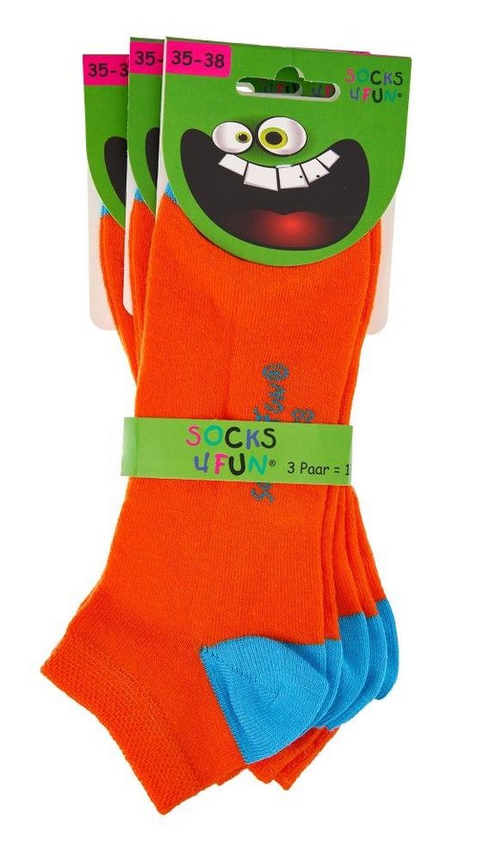 FussFreunde Sneakersocken 6 Paar Kinder Sneaker Socken, GUTE LAUNE FARBEN für Mädchen & Jungen FussFreunde Sneakersocken 6 Paar Kinder Sneaker Socken, GUTE LAUNE FARBEN für Mädchen & Jungen von FussFreunde