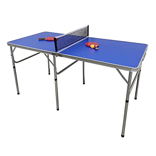 Tragbare Faltbare Tischtennisplatte Tischtennis-Set Spielen Sport Mit Netz, Rahmen Aus Aluminiumlegierung, Stabiles Design, Mit Sehr Guten Ballspringeigenschaften von Futchoy