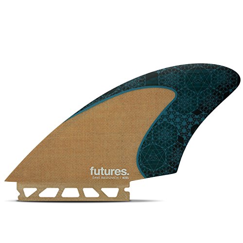 Futures Rasta Honeycomb Keel Fin One Size Jute/teal von Futures