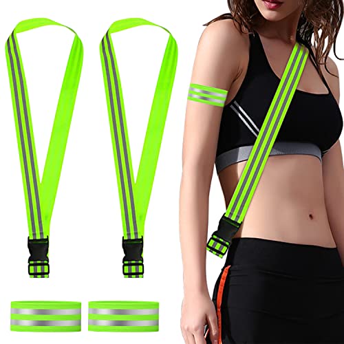 Fyihoxi 4Stück Reflektorbänder Reflektor Gürtel Sicherheit Sichtbarkeit Reflektoren Gurt Reflektierende Laufausrüstung Reflektierende Sicherheits Armband für Outdoor Joggen Reiten Gehen und Radfahren Fyihoxi 4Stück Reflektorbänder Reflektor Gürtel Sicherheit Sichtbarkeit Reflektoren Gurt Reflektierende Laufausrüstung Reflektierende Sicherheits Armband für Outdoor Joggen Reiten Gehen und Radfahren von Fyihoxi