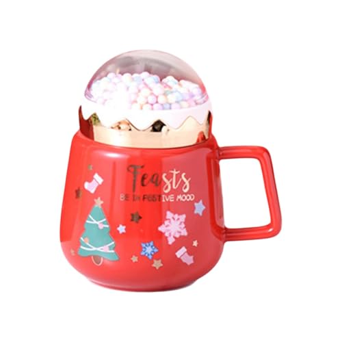 FytStycale Niedliche Weihnachtskaffeetasse aus, Kaffeetasse, Teetasse, Milchbecher, Tasse für Milch, Kinder, Weihnachtsbaum von FytStycale