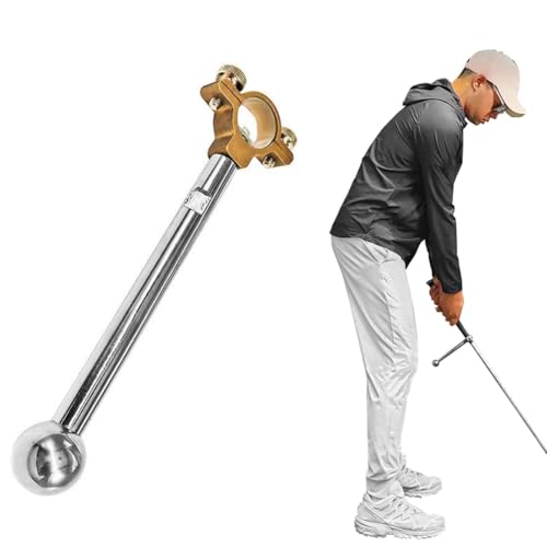 Fzzuzdlap Golfschwungtrainer, Putting-Übungshilfen, Golfball-Haltungskorrektur, Swing Stick, Golfzubehör von Fzzuzdlap