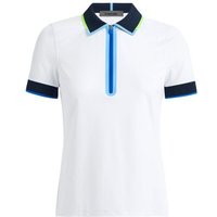 G/Fore CONTRAST QUARTER ZIP TECH PIQUÉ Halbarm Polo weiß G/Fore CONTRAST QUARTER ZIP TECH PIQUÉ Halbarm Polo weiß von G/Fore