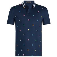 G/Fore EMBROIDERED TECH JERSEY Halbarm Polo navy G/Fore EMBROIDERED TECH JERSEY Halbarm Polo navy von G/Fore