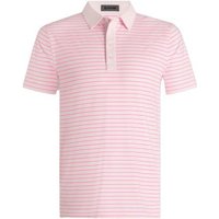 G/Fore FEEDER STRIPE TECH JERSEY Halbarm Polo rosa von G/Fore