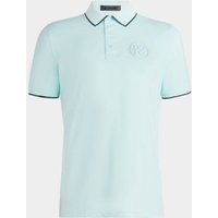 G/Fore RIB COLLAR CIRCLE GS EMBOSSED TECH JERSEY Halbarm Polo türkis von G/Fore