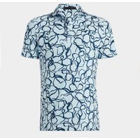 G/Fore SCRIBBLE FLORAL TECH PIQUÉ Halbarm Polo türkis von G/Fore