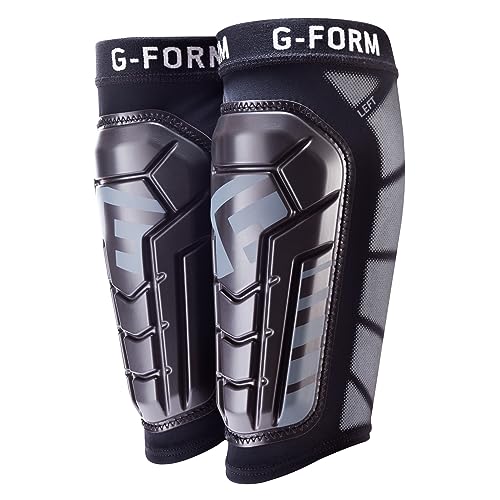 G-Form Pro-S Vento Fußball Schienbeinschoner - Fußball und Schienbeinschoner Ärmel - Schwarz, Jugend L/XL von G-Form