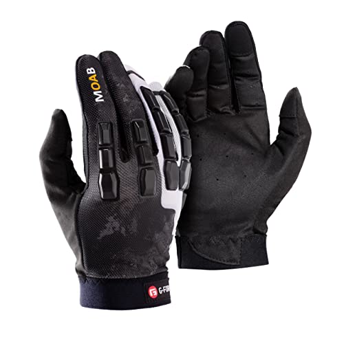 G-Form Moab Mountain Bike Handschuhe - Radhandschuhe für Mountainbiking und Dirtbiking - Schwarz/Weiß, Erwachsene Medium von G-Form