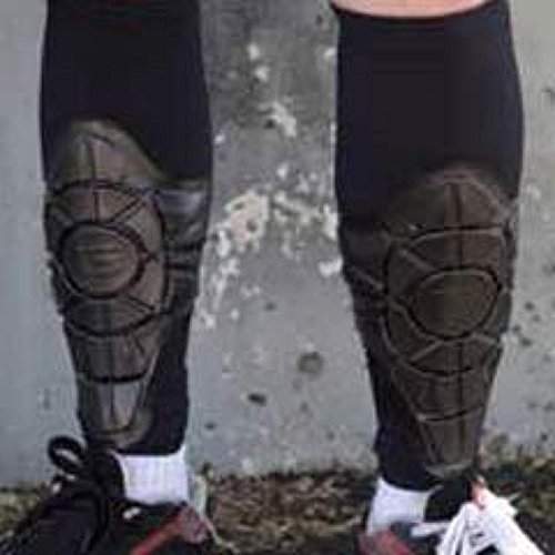 G-Form Shin Pads - Flexible Schienbeinschoner Crashpads Protektoren schwarz S von G-Form