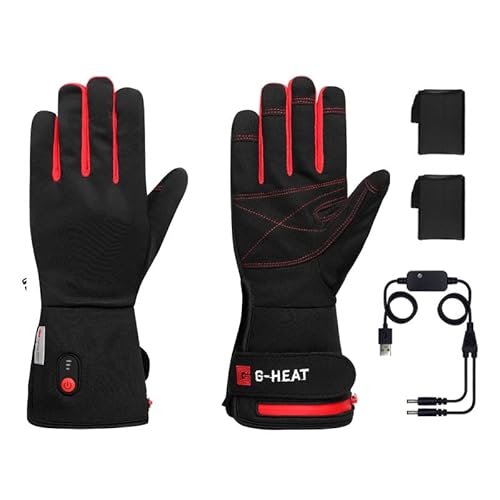 G-HEAT - Beheizte Arbeitshandschuhe - Unisex - Ergonomisch - Atmungsaktiv - Winddicht - Hervorragender Griff - Einsatzbereich: Arbeit, Handhabung, Heimwerken, Lieferung mit Batterien und Ladekabel von G-HEAT