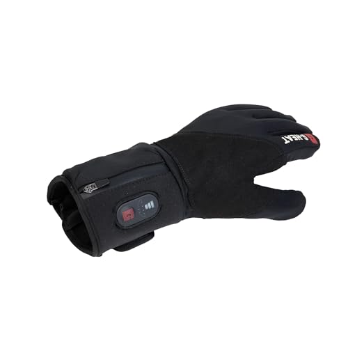 G-HEAT - Beheizte Handschuhe Elite – Unisex – ultradünn – strapazierfähig – wasserabweisend – Verwendung: Freizeit, Arbeit, Menschen mit Kälte. Lieferung mit 1 Paar Akkus + Ladekabel (M) von G-HEAT