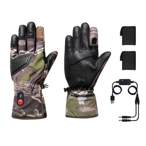 G-Heat - Beheizbare Jagdhandschuhe - Gemischte Handschuhe - Abnehmbarer Finger - Strapazierfähig - Gute Griffigkeit - Winddicht - Wasserdicht. Lieferung mit 1 Paar Batterien und Ladekabel. G-Heat - Beheizbare Jagdhandschuhe - Gemischte Handschuhe - Abnehmbarer Finger - Strapazierfähig - Gute Griffigkeit - Winddicht - Wasserdicht. Lieferung mit 1 Paar Batterien und Ladekabel. von G-HEAT