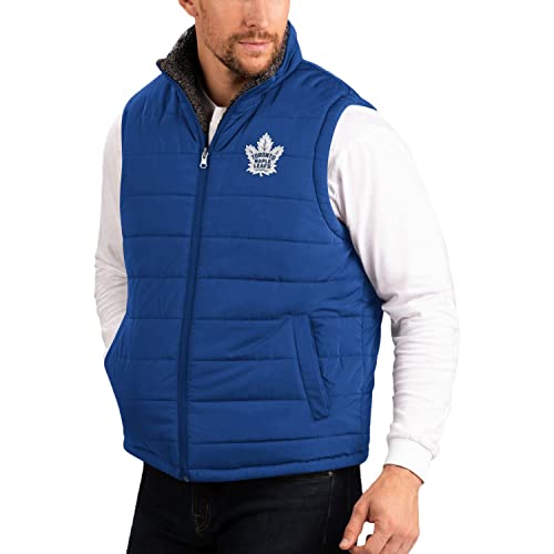 G-III - NHL Toronto Maple Leafs Power Hitter Reversible Weste Farbe Blau, Größe L von G-III Sports