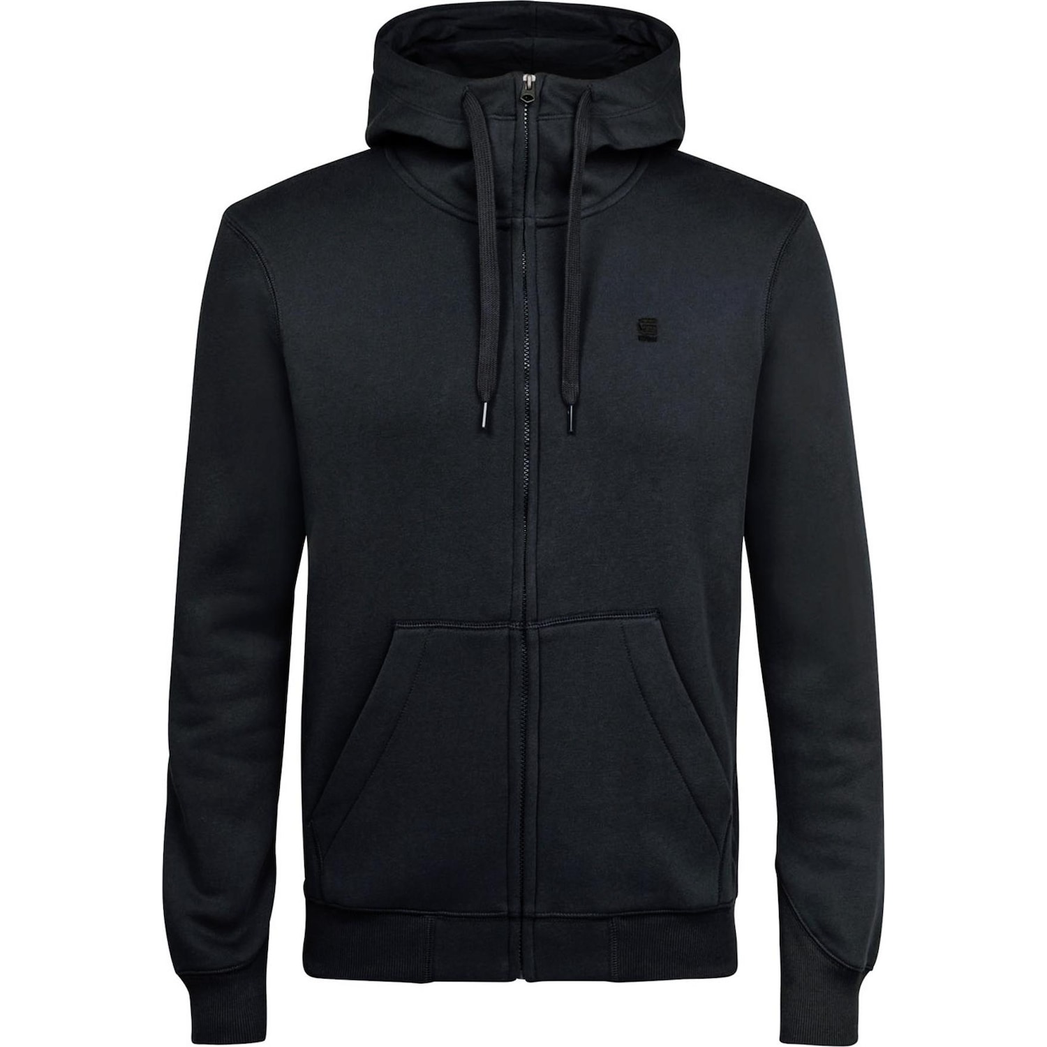 G-Star, Herren, Pullover, Sweatjacke Sportlich Bequem sitzend Premium core hdd zip sw l/s, Schwarz, (M) von G-Star