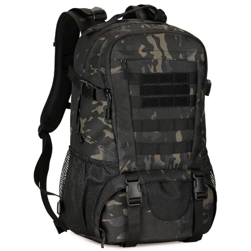 G-raphy 40L Wanderrucksack Herren Rucksack Damen Trekkingrucksack Taktischer Rucksack Militar Rucksack Outdoor Survival Ausrüstung Reiserucksack Daypack für Wandern Camping Rucksack Armee Jagd von G-raphy