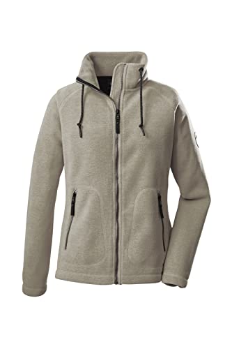 G.I.G.A. DX (GIGEQ Damen Casual Fleecejacke GW 23 WMN KNTFLC JCKT, hellbeige, 34, 38854-000 von G.I.G.A. DX