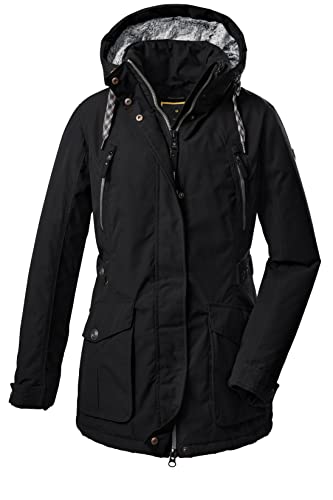 G.I.G.A. DX (GIGEQ Damen Casual Funktionsjacke mit abzippbarer Kapuze GW 62 WMN JCKT, schwarz, 36, 38725-000 von G.I.G.A. DX