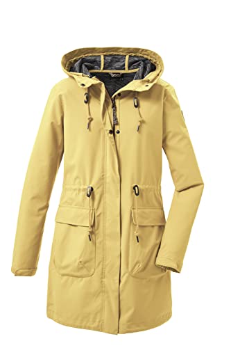 G.I.G.A. DX Damen Casual Softshell Parka mit Kapuze, Gebranntes Gelb, 38 von G.I.G.A. DX