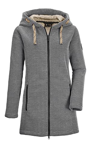 G.I.G.A. DX Damen Casual Strickfleeceparka/Fleecejacke mit Kapuze - GW 54 WMN KNTFLC PRK, gebrochenes weiss, 40, 37640-000 von G.I.G.A. DX