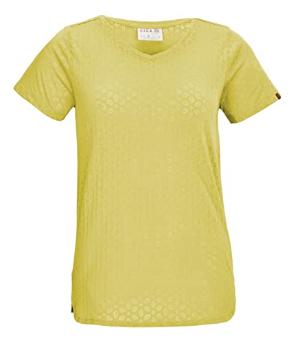 G.I.G.A. DX Damen Casual T-Shirt GS 114 WMN TSHRT, hellgelb, 34, 39427-000 von G.I.G.A. DX