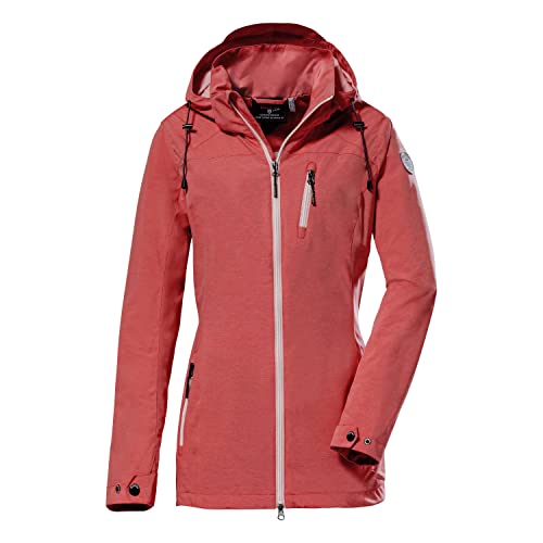 G.I.G.A. DX Damen Funktionsjacke/Outdoorjacke mit abzippbarer Kapuze - GS 31 WMN JCKT, dunkelkoralle, 36, 38341-000 von G.I.G.A. DX