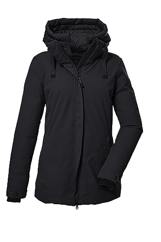 G.I.G.A. DX Damen Funktionsjacke/Outdoorjacke mit abknöpfbarer Kapuze GW 3 WMN JCKT, schwarz, 40, 39932-000 von G.I.G.A. DX