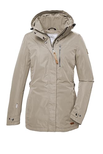 G.I.G.A. DX Damen Funktionsjacke/Outdoorjacke mit abzippbarer Kapuze GS 26 WMN JCKT, hellbeige, 46, 41452-000 von G.I.G.A. DX