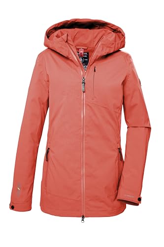 G.I.G.A. DX Damen Funktionsjacke mit Kapuze/Outdoorjacke ist wasserdicht GS 3 WMN JCKT, dunkelkoralle, 36, 41177-000 von G.I.G.A. DX