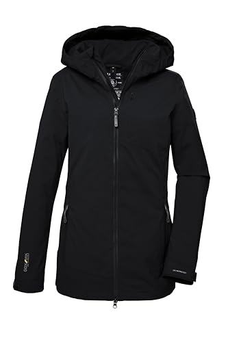 G.I.G.A. DX Damen Funktionsjacke mit Kapuze/Outdoorjacke ist wasserdicht GS 3 WMN JCKT, schwarz, 44, 41177-000 von G.I.G.A. DX