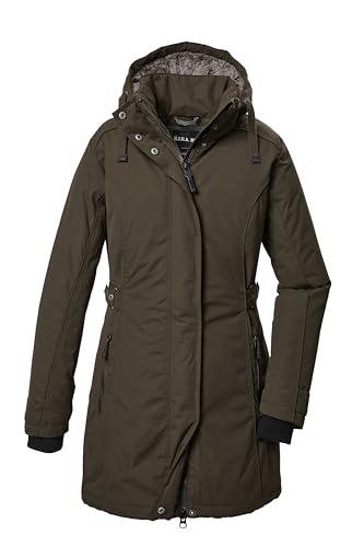 G.I.G.A. DX Damen Funktionsparka/Parka wasserdicht mit abzippbarer Kapuze GW 70 WMN PRK, olive brown, 40, 41863-000 von G.I.G.A. DX