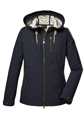 G.I.G.A. DX Damen Gs 24 Wmn Sftshll Jckt Softshell Jacke Mit Kapuze/Outdoorjacke, Blau, 34 EU von G.I.G.A. DX