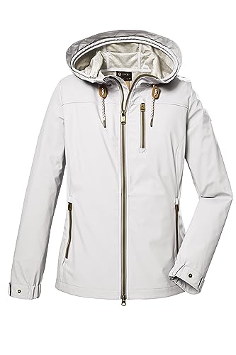 G.I.G.A. DX Damen Gs 24 Wmn Sftshll Jckt Softshell Jacke Mit Kapuze/Outdoorjacke, Weiß, 36 EU von G.I.G.A. DX