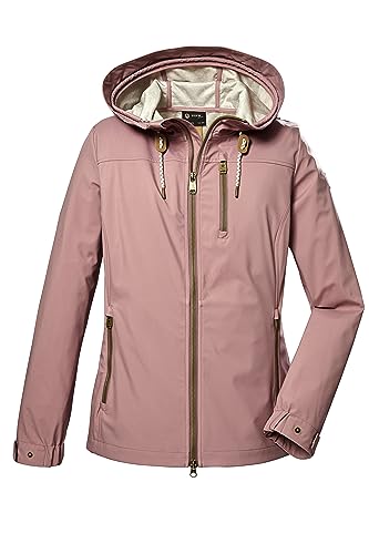 G.I.G.A. DX Damen Softshell Jacke mit Kapuze/Outdoorjacke GS 24 WMN SFTSHLL JCKT, taupe, 38, 41669-000 von G.I.G.A. DX