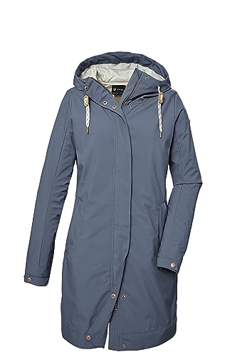 G.I.G.A. DX Damen Softshell Parka mit Kapuze/Outdoorjacke GS 16 WMN SFTSHLL PRK, rauchblau, 44, 41449-000 von G.I.G.A. DX