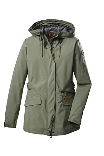 G.I.G.A. DX Damen Softshelljacke/Outdoorjacke mit Kapuze GS 96 WMN SFTSHLL JCKT, helloliv, 46, 38391-000 von G.I.G.A. DX