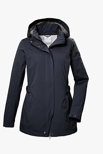 G.I.G.A. DX Damen Softshelljacke/Outdoorjacke mit abzippbarer Kapuze GS 75 WMN SFTSHLL JCKT, dunkelnavy, 38, 42695-000 von G.I.G.A. DX