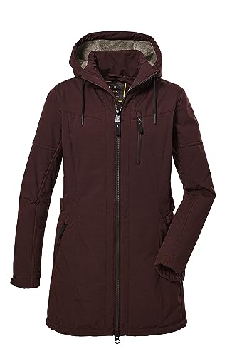 G.I.G.A. DX Damen Softshellparka mit abzippbarer Kapuze GW 46 WMN SFTSHLL PRK, brombeere, 48, 40898-000 von G.I.G.A. DX