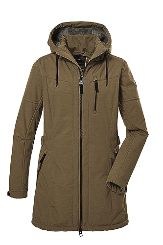 G.I.G.A. DX Damen Softshellparka mit abzippbarer Kapuze GW 46 WMN SFTSHLL PRK, camel, 38, 40898-000 von G.I.G.A. DX