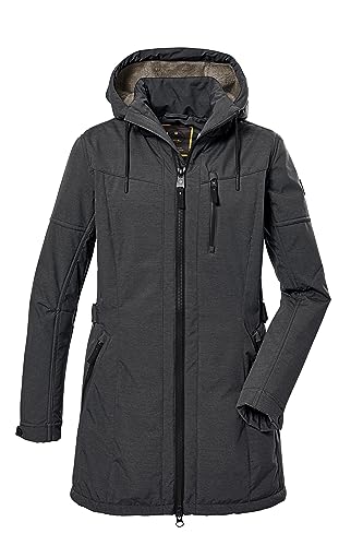 G.I.G.A. DX Damen Softshellparka mit abzippbarer Kapuze GW 46 WMN SFTSHLL PRK, midnight, 50, 40898-000 von G.I.G.A. DX