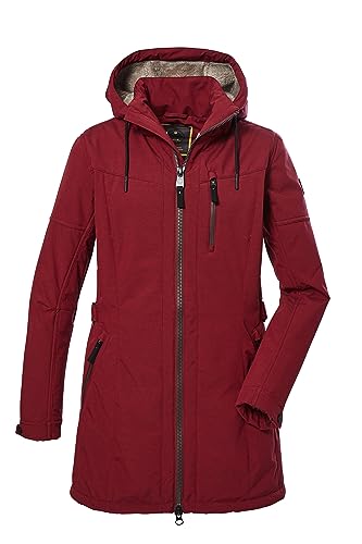 G.I.G.A. DX Damen Softshellparka mit abzippbarer Kapuze GW 46 WMN SFTSHLL PRK, tiefrot, 40, 40898-000 von G.I.G.A. DX