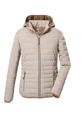 G.I.G.A. DX Damen Steppjacke/Casual Funktionsjacke in Daunenoptik mit abzippbarer Kapuze Uyaka, hellsand, 34, 28041-000 von G.I.G.A. DX