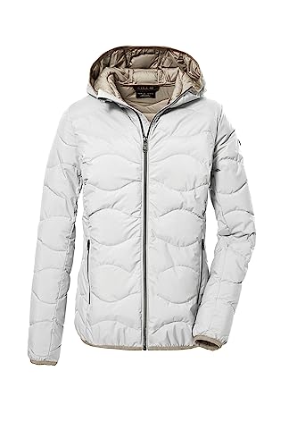 G.I.G.A. DX Damen Steppjacke mit Kapuze/Funktionsjacke ist wasserabweisend GW 21 WMN QLTD JCKT, gebrochenes weiss, 34, 39845-000 von G.I.G.A. DX